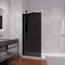 Anzzi Veil 74 in. by 34 in. Frameless Tinted Glass Shower Screen Shower Door in Matte Black SD-AZFL06001MBT - alternate 1